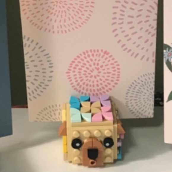 Lego DOTS Animal Photo Holder with collectable holder in center Lego min figure - Picture 3 of 5
